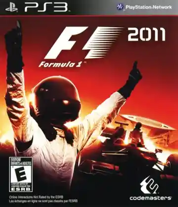 F1 2011 (USA) (v1.02) (Disc) (Update) box cover front